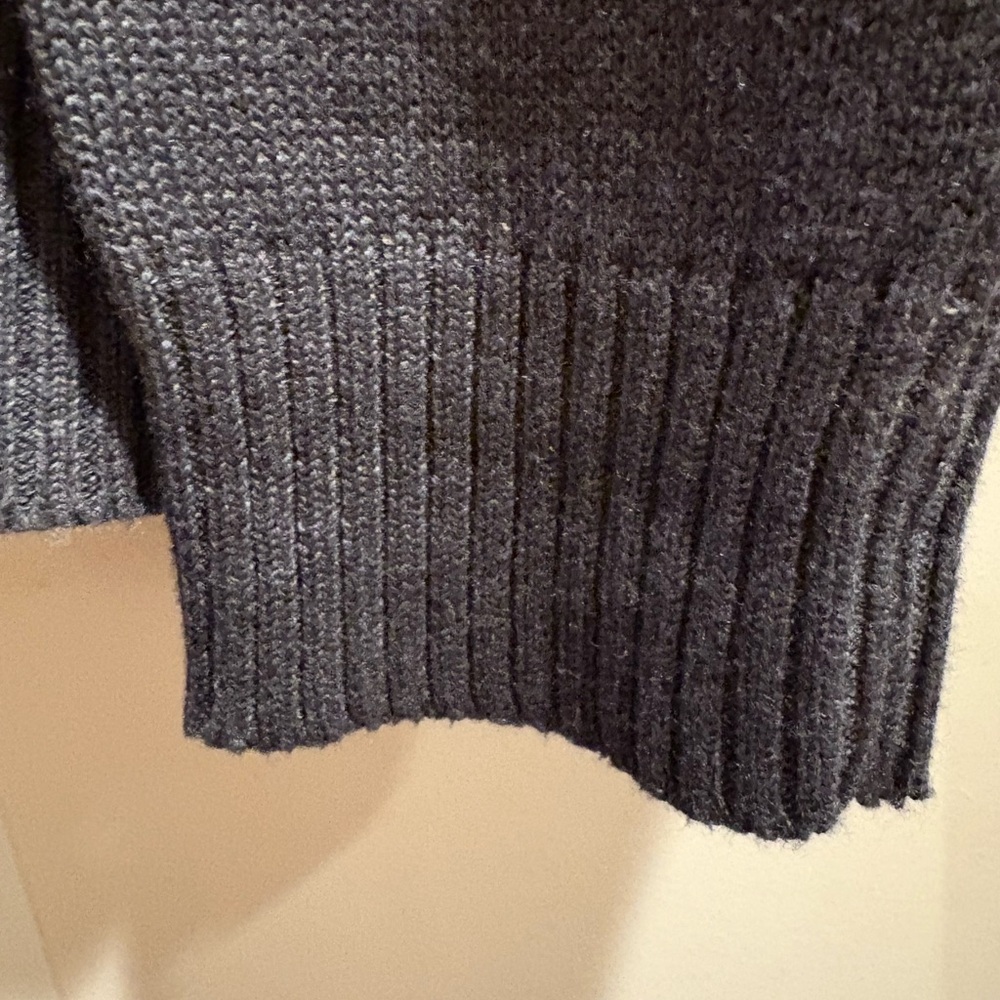 Oscar de la Renta Charcoal Cardigan - Men’s XL - Cotton Blend - Picture 7 of 10
